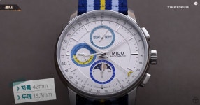 주관적인 타포 유튜브 후기▶[리뷰] 미도 바론첼리 크로노그래프 문페이즈(Mido Baroncelli Chronograph Moonphase) - 자유게시판... 