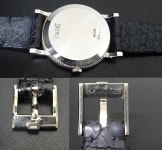 ランクを ヤフオク! 金無垢ピアジェ腕時計 革ベルト 定価200万 - PIAGET います