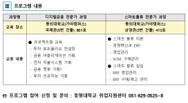 [대일플러스] 2024학년도 하계방학 디지털금융 전문가&스마트물류 전문가 과정_대학거버넌스(동의대) | K-sports태권도학과