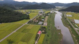 의령소개 > 읍/면안내 > 유곡면 > 읍면소식 > 새소식 > 2020년 9월 18일 경남 의령군 부림면 입산마을 전경 | 의령군청