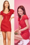 블랙핑크 제니 리포메이션 Reformation 클라라 Clara 원피스... 편집샵 블랙핑크 제니 리포메이션 Reformation 클라라 Clara 원피스 (3컬러)