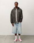 스투시 STUSSY 비치 쉘 웨이브 다이 자켓 블랙 - 울랄라 편집샵 스투시 STUSSY 비치 쉘 웨이브 다이 자켓 블랙