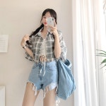 아델 셔링 스판골지쫀쫀 V넥 끈조절 슬리브리스 나시T [H0859]1개만... 아델 셔링 스판골지쫀쫀 V넥 끈조절 슬리브리스 나시T [H0859]