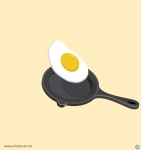 鸡蛋炒菜图백터 ai免费下载 - 어반브러시