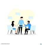 토론 일러스트 ai 무료다운로드 free debate vector - 어반브러시