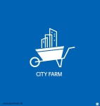 도시 농장 로고 일러스트 백터 ai 독점 다운로드 download city farm logo - 어반브러시