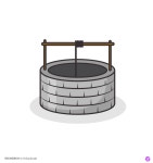 우물 일러스트 백터 ai 다운로드 download well vector image - 어반브러시