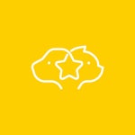 子猫の星のロゴイラストaiダウンロード