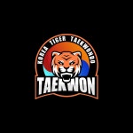 대한민국 호랑이 태권도 로고 일러스트 ai 다운로드 download Korea Tiger Taekwondo Logo - 어반브러시
