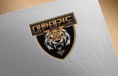 대한 태권도 호랑이 로고 일러스트 ai 다운로드 download Korean Taekwondo Tiger Logo - 어반브러시