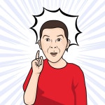 아하 짤 어린이 일러스트 백터 ai 다운로드 download Aha meme child vector - 어반브러시