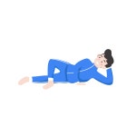 백수 남성 삽화 일러스트 백터 ai png 다운로드 download unemployed man illustration - 어반브러시