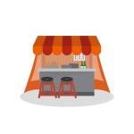 포차 포장마차 일러스트 백터 ai 다운로드 download Pocha food truck illustration 백터 ai - 어반브러시