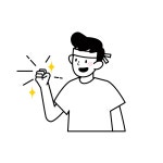 아자 화이팅 삽화 일러스트 ai 다운로드 - 어반브러시