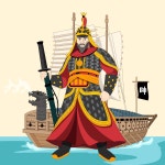 충무공 이순신 장군 일러스트 백터 ai 다운로드 - 어반브러시