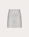  BERMUDA SHORTS WITH VALENTINO EMBOSSED for Man | Valentino Online Boutique
