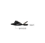 ♡예쁘고 편한슈즈♡ 바닐라슈 히스니 슬림 볼륨리본 슬링백 플랫슈즈(1cm)