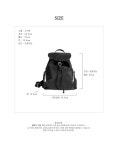 ♡예쁘고 편한슈즈♡ 바닐라슈 커비스 소가죽콤비 벨트 백팩(1color)