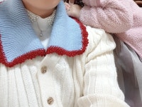 카라부분이 특이하고 이뻐서 구매했어요ㅎ 배송도 빠르고 이쁘네용~^^ REVIEW - 비바문