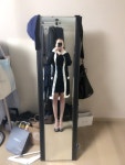 뼈대가 얇은 163에 47kg 입니다 원피스는 조금 여유있게 떨어져서... VIVARUBY 뼈대가 얇은 163에 47kg 입니다 원피스는 조금 여유있게... 