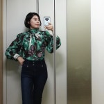 청바지에도 잘어울리는 블라우스네요 화려한 디자인이 입자마자... 화려한 디자인이 입자마자 얼굴을 환하게 해주는효고객 리얼리뷰 - VIVARUBY