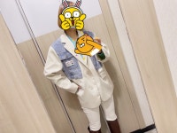 청과 정장의 콜라보라며 저한테 잘 어울린다고 친구가 칭찬해주니 요 자켓은 좀 잘 산것 고객 리얼리뷰 - VIVARUBY 청과 정장의 콜라보라며... 