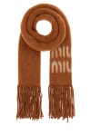[Miu Miu] Scarf FW25 5FS0622CQD F0033 - 워드로브 [Miu Miu] Scarf FW25 5FS0622CQD F0033