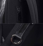 닐바렛 스모크프린팅 레드탭 블랙 백팩 - 워드로브 WARDROBE [워드로브]