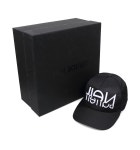 닐바렛 화이트 자수 로고 블랙 볼캡 - 워드로브 WARDROBE [워드로브]