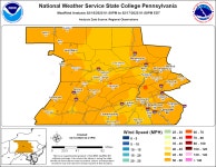 Mixed Precipitation and High Winds of February 15th-17th, 2025