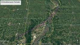 The Lacon F5 Tornado of March 16, 1942