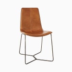 west elm 슬로프 식탁의자_S/2(새들)