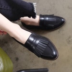 웨스트스타일 [쿠루] 여성 2.5cm 태슬 로퍼 G2345