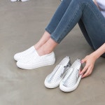 웨스트스타일 [쿠루] 여성 4.5cm 키높이 펀칭 슬립온 G3243