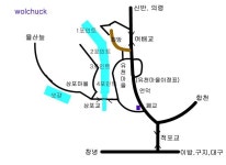 낚시터가는길 > 낚시터 소개 > 물사랑의 수로 안내 - 유곡천의 포인트들
