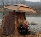 낚시용품전문 중고장터 > 트라이캠프15텐트, 52인치파라솔 팝니다