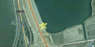 조황조행기 > 화보조행기 > 아산호 공세리 석축지대 - 배수기 붕어 집합장?