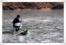 조황조행기 > 특파원조황 > 경산 빙어조황과 저수지 얼음상태