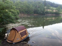 사용기강좌 > 사용기 > 이스케이프 좌대 & 팝업텐트 좌식낚시 사용기