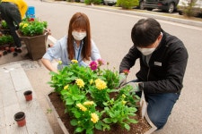 종합체육관 앞 화단정비 - 공단소식 상세 - 공단소식 - 알림마당 - 원주시시설관리공단