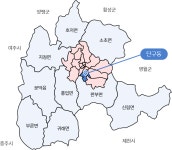 위치/면적 - 단구동 소개 -단구동 행정복지센터