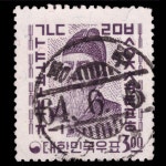 수집전문쇼핑몰 우문관 211(058) / 새원화 우정 보통 3원 세종대왕 / 만월사용제 /64.6.6 / 광주