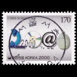 수집전문쇼핑몰 우문관 C1574 / Cyber Korea21(사이버코리아21) / 초일만월사용제 / 2000.4.22/ 서울서초