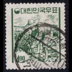 수집전문쇼핑몰 우문관 [●사은품-10만원]212(067) / 새원화 우정마크 투문-농부 / 만월사용제 / 64.2.10 / 전북원평