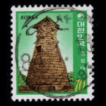 수집전문쇼핑몰 우문관 296(046) / 제3차그라비어보통 /첨성대 / 만월사용제 / 84.1.13 / 오산