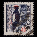 수집전문쇼핑몰 우문관 192(044) / 백지 환화 외백 보통 40원 크낙새 / 만월사용제 /62.4.25(?) / 경기이천