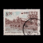수집전문쇼핑몰 우문관 C0217(06) / 제1차 관광시리즈 기념우표 8원 1종 / 만월 사용제 / 65,6,14 / 순천 /
