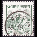 수집전문쇼핑몰 우문관 [●사은품-10만원]201(008) / 새원화외국산백지보통 / 농부 / 만월사용제 / 경기연천 / 65.6.5