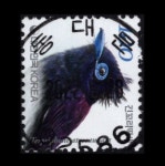 수집전문쇼핑몰 우문관 0486-02586 / 긴꼬리딱새(100원) / 만월사용제 / 2022.6.28 / 동대문 /