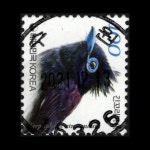 수집전문쇼핑몰 우문관 0486-16326 / 긴꼬리딱새(100원) / 만월사용제 / 2021.12.13 / 수원 /